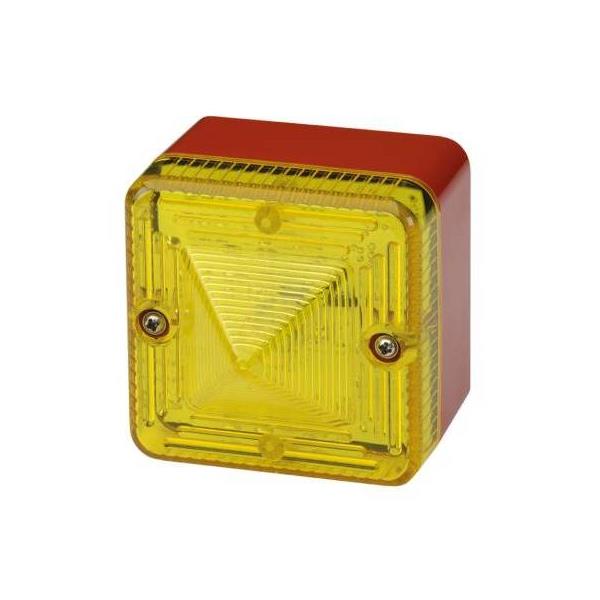 L101XDC024BR.3 E2S L101XDC024BR/Y XenonStrobe L101X-B 24vDC [red] 3:YELLOW 5J 1/1,5/2Hz IP66 20-28vDC/AC w.o/Lugs